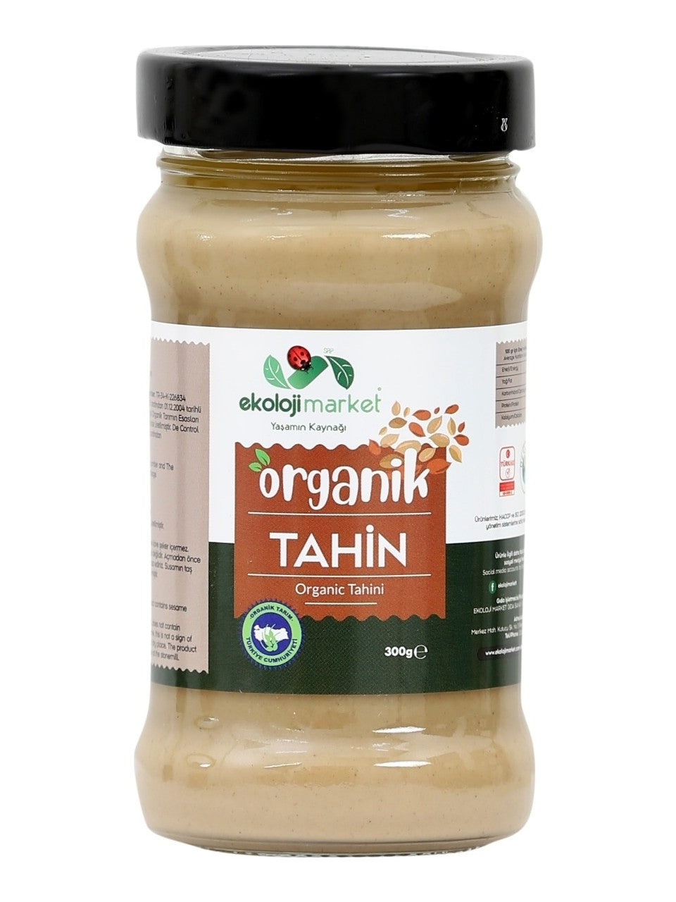 Ekoloji Market Organik Tahin 300 gr