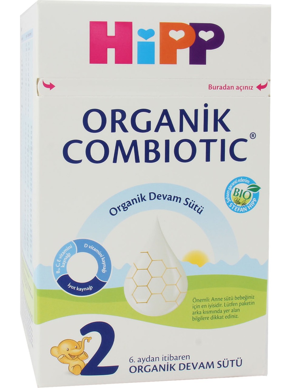 Hipp 2 Organik Combiotic Bebek Sütü 800 gr