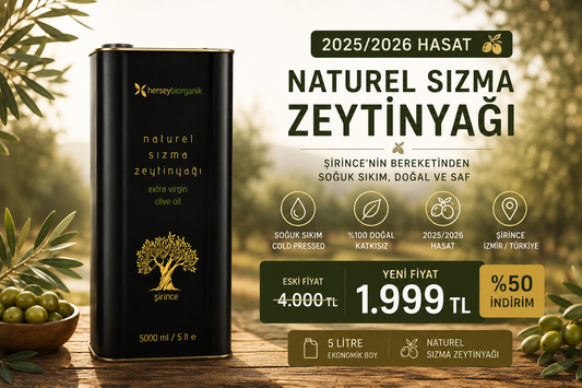Herşeybiorganik Naturel Sızma Zeytinyağı 5 lt