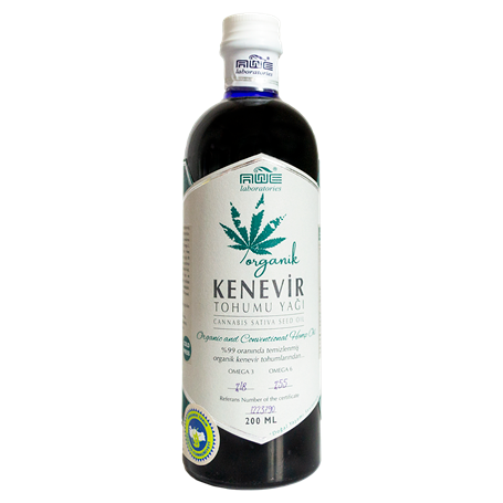 Awe Organik Kenevir Tohumu Yağı 200 ml