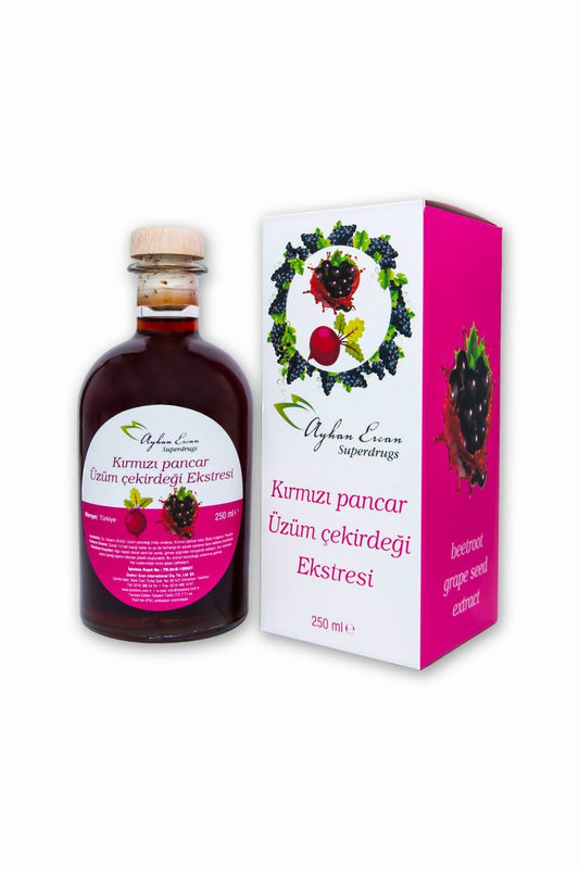 Kırmızı Pancar&Üzüm Çekirdeği Ekstresi 250ml