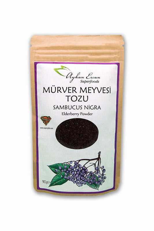 Mürver Meyvesi Tozu (Sambucus nigra) 90 gr