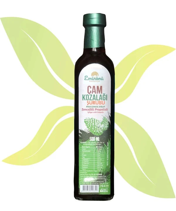 Çam Kozalağı Şurubu Zencefilli Propolisli 500 ml