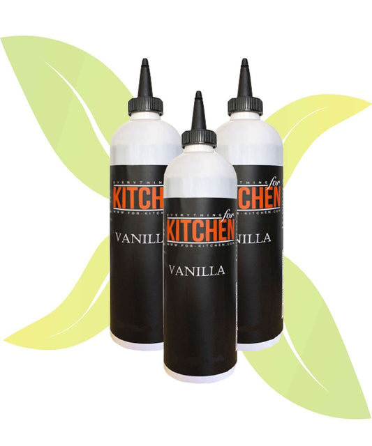 For-Kitchen Vanilya Ekstrakt (Özü) 500 ml x 3 Adet