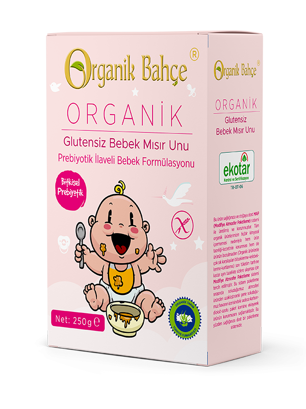 Organik Glutensiz Bebek Mısır Unu 250 Gr