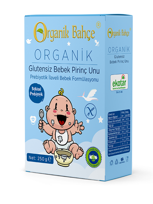 Organik Glutensiz Bebek Pirinç Unu 250 Gr