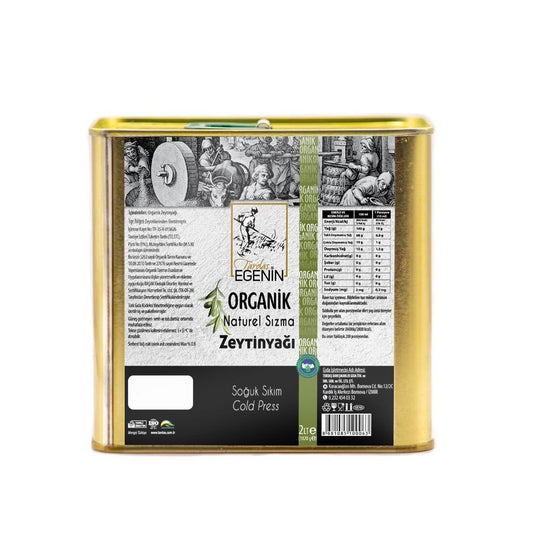 Organik Naturel Sızma Zeytinyağı 2 LT