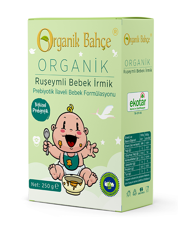 Organik Ruşeymli Bebek İrmik 250 Gr
