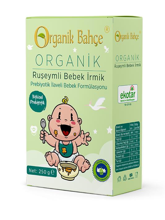 Organik Ruşeymli Bebek İrmik 250 Gr