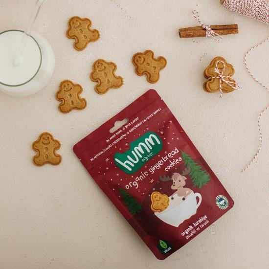 Organik Kurabiye Tarçınlı Zencefilli - 55gr