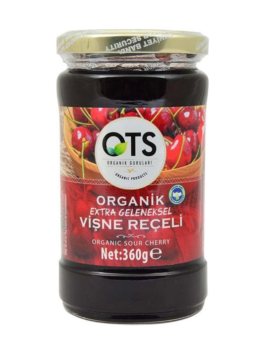 Ots Organik Ekstra Geleneksel Vişne Reçeli 360 Gr