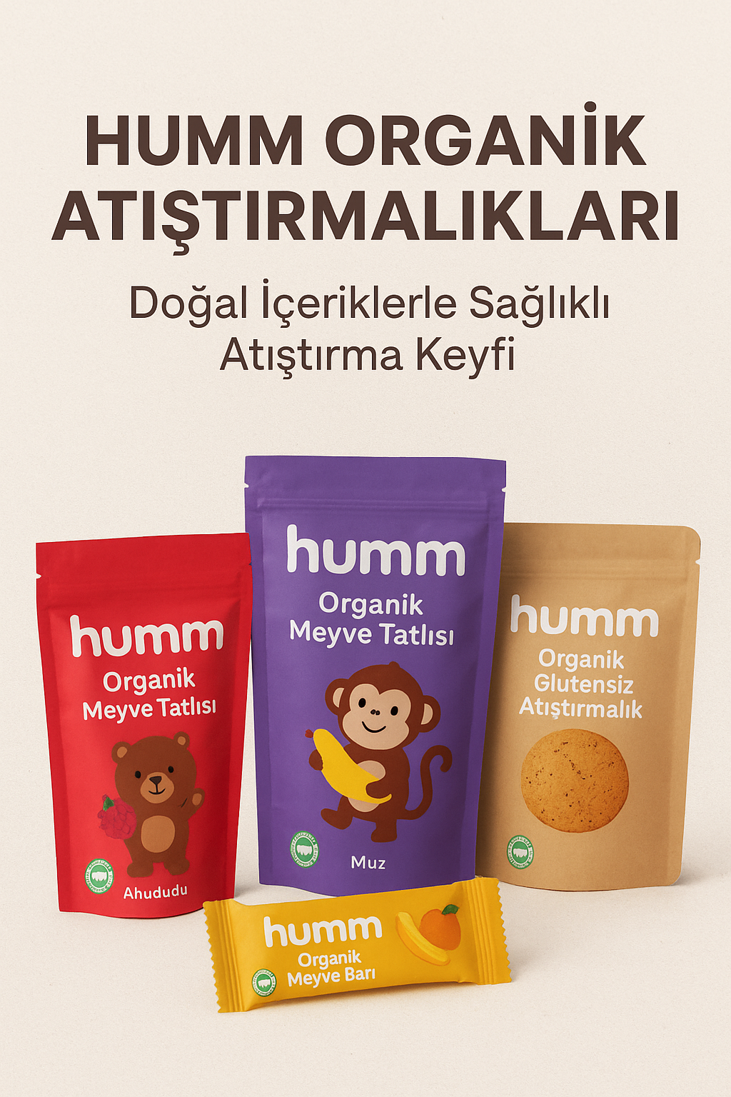 Humm Organik Atıştırmalıkları: Doğal İçeriklerle Sağlıklı Atıştırma Keyfi