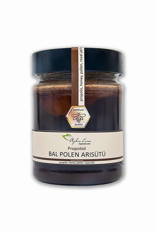 Propolis, Çiçek Balı, Arı Poleni ve Arı Sütü Karışımı 340 G
