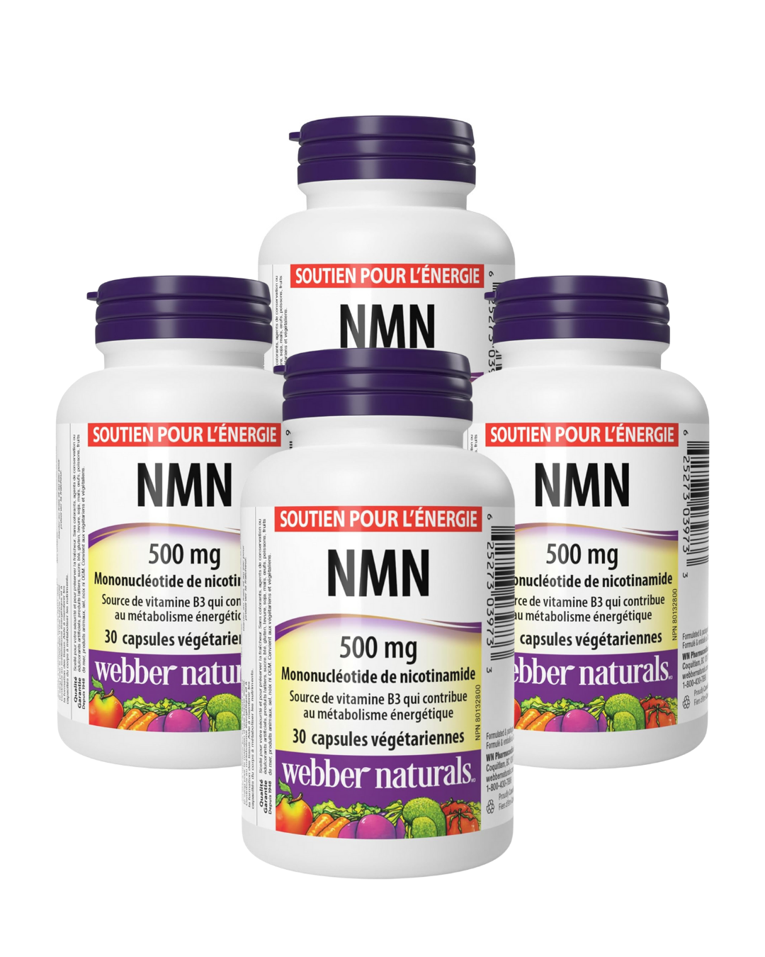 Webber Naturals NMN 500 MG - 4 adet
