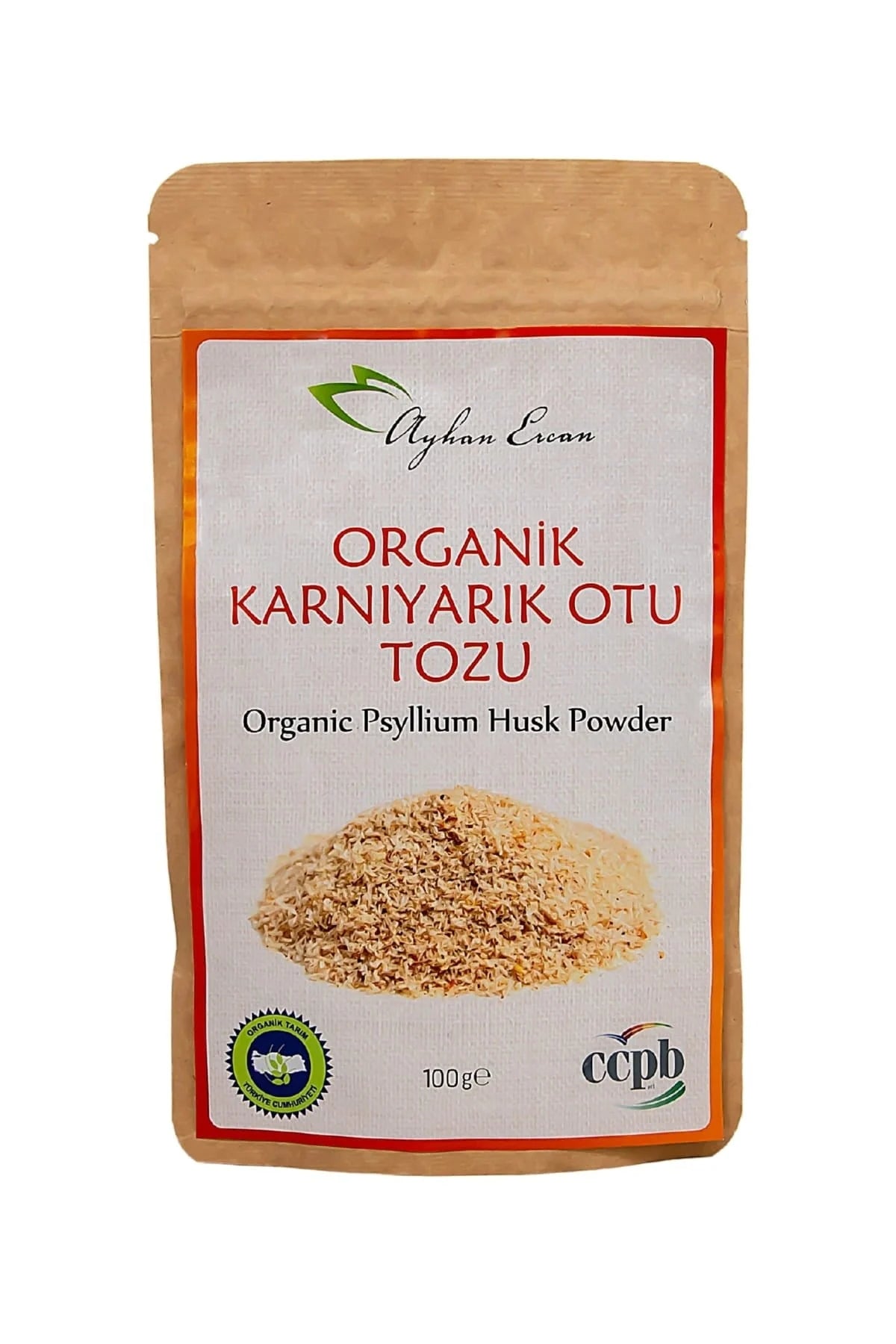 Organik Psyllium Husk Karnıyarık Otu Tozu 100 G
