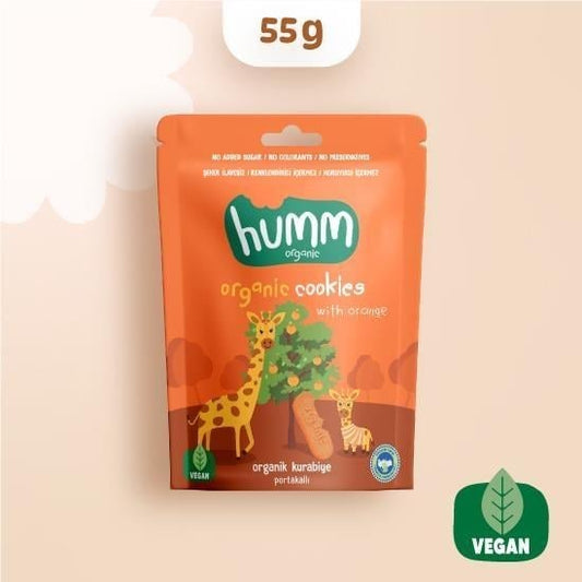 Organik & Vegan Portakallı Kurabiye – 55 g