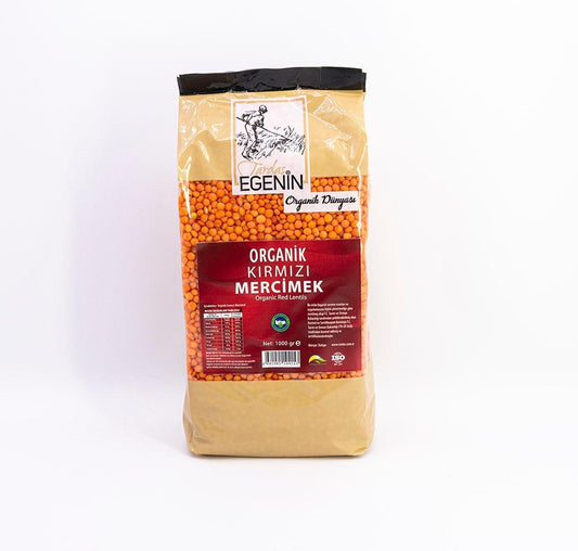 Organik Kırmızı Mercimek 1 kg
