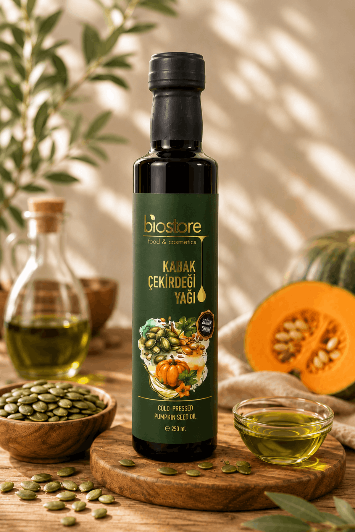 Kabak Çekirdeği Yağı Soğuk Sıkım 250 ml