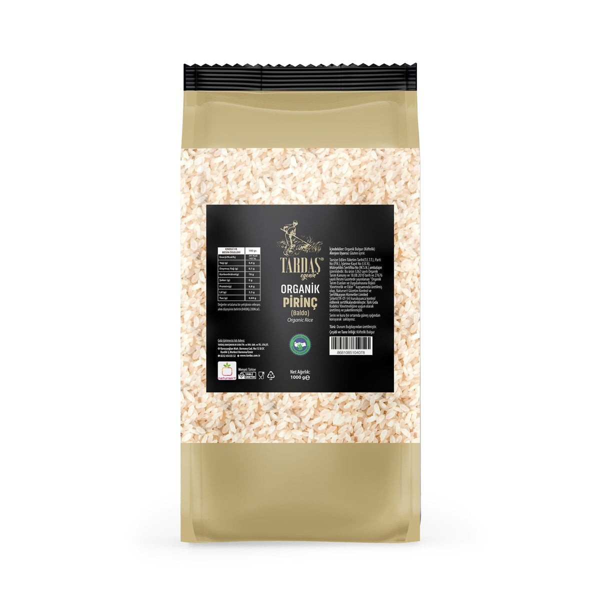 Organik Baldo Pirinç 1 Kg