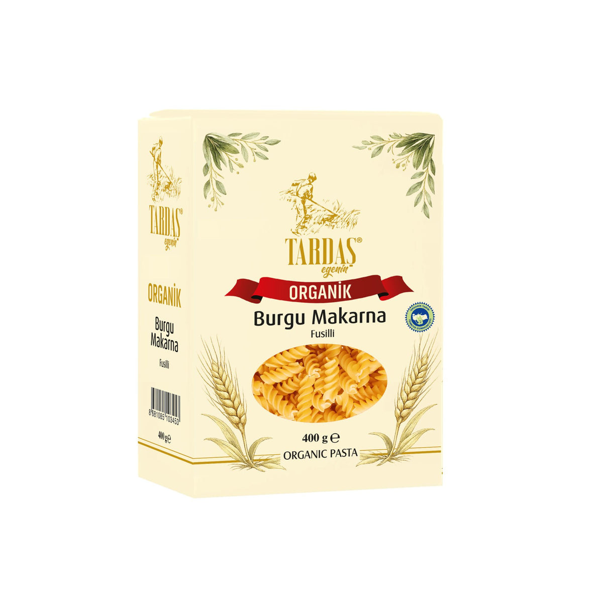 Organik Burgu Makarna 400 Gr
