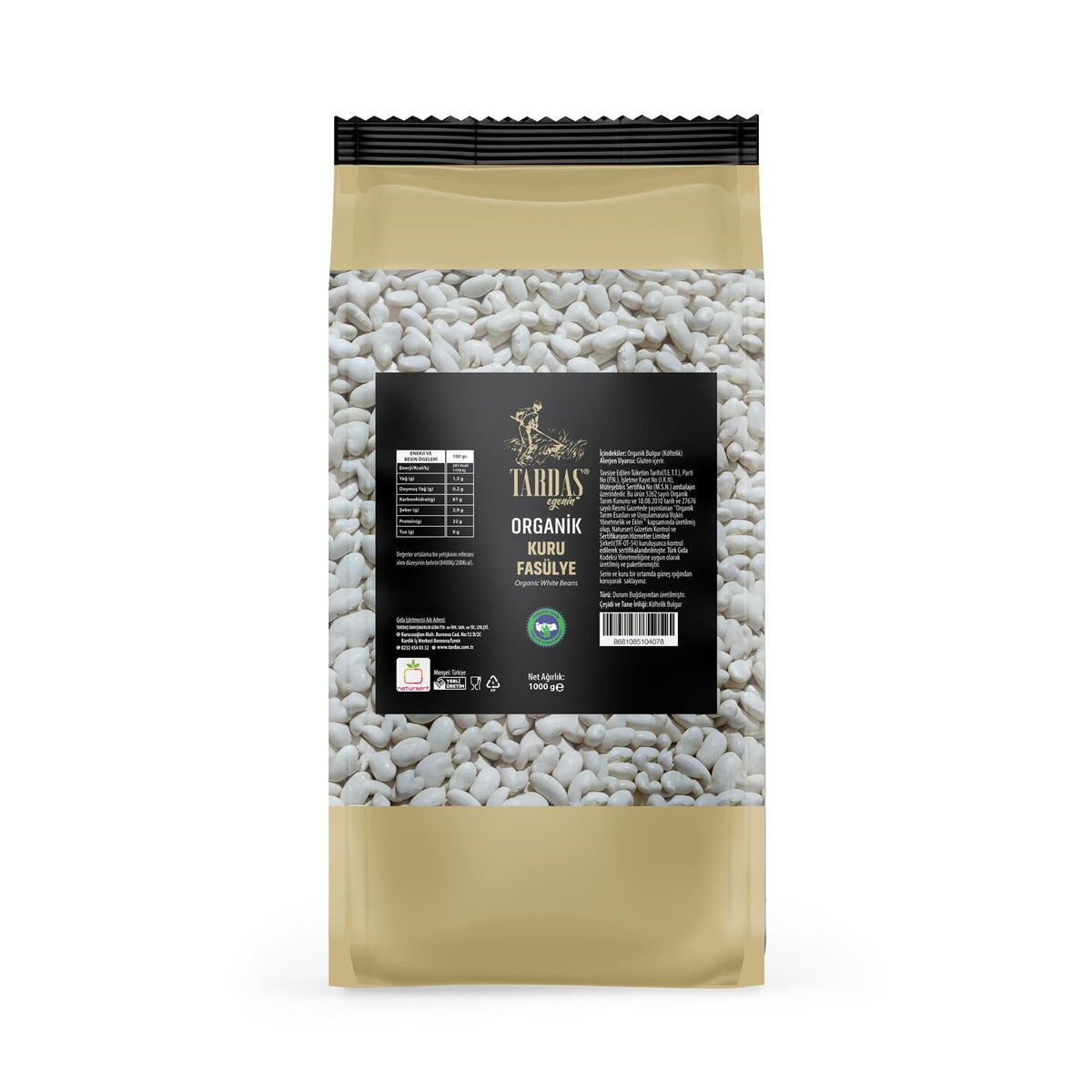 Organik Kuru Fasulye 1 Kg